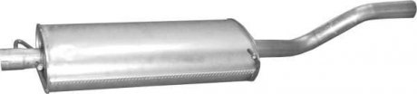 Глушник, алюміній. сталь, середн. частина Mercedes Vito 120 CDi SWB 09/07- POLMOSTROW 13.190