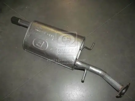 Глушитель алюм. сталь, задн. часть Mitsubishi Lancer 1.6 02r POLMOSTROW 14.01