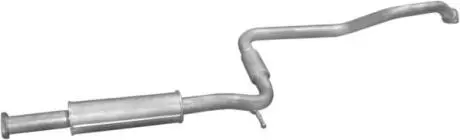 Глушитель алюм. сталь, средн. часть Nissan Primera 2.0i -16V 96-02 POLMOSTROW 15.400