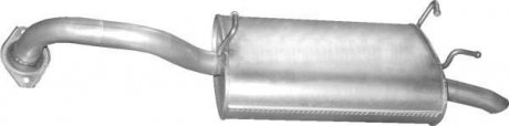 Глушитель алюм. сталь, задн. часть Nissan Primiera 2.0i 16V Kombi 02/02-07 POLMOSTROW 15.40 (фото 1)
