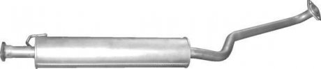 Алюм глушник. сталь, середн. частина Nissan Primiera 2.0i 16V Kombi 02/02-07 POLMOSTROW 15.41 (фото 1)