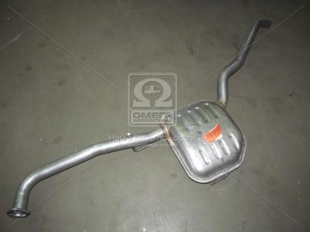 Глушитель, алюм. сталь, средн.часть Opel Omega B 2.5i прав kat 94- POLMOSTROW 17.232 (фото 1)