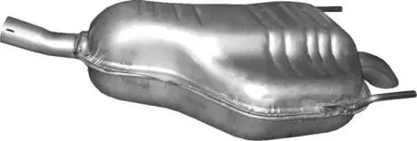 Алюм глушник. сталь, задн. частина Opel Astra H 1.8i 16V 03/04- POLMOSTROW 17.307