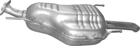 Глушник, алюміній. сталь, задн. частина Opel Zafira A 2.0/2.2 DTi Turbo Diesel 11/01-03 POLMOSTROW 17.327 (фото 1)