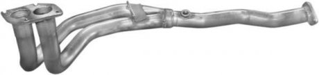 Глушник, алюміній. сталь, передн. частина Opel Vectra 88-95/Calibra 90-97/Astra 91-96 POLMOSTROW 17.431 (фото 1)
