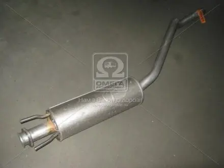 Глушитель, алюм. сталь, середн. часть Opel Astra 1.4i/1.6i kat 91-98 POLMOSTROW 17.44