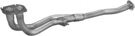 Глушник, алюміній. сталь, передн. частина Opel Vectra 1.4-1.6i 88-92 POLMOSTROW 17.515