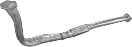 Глушник, алюміній. сталь, передн. частина Opel Vectra A 1.7D 92-95 POLMOSTROW 17.522