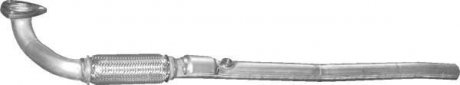 Глушник, алюміній. сталь, передн. частина Opel Meriva A 1.6i 16V 08/05-05/10 POLMOSTROW 17.614
