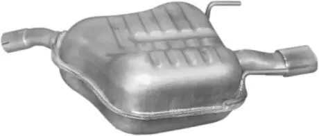 Алюм глушник. сталь, задн. частина Opel Vectra C 1.6i -16V; 1.8i -16V 04/02- POLMOSTROW 17.619