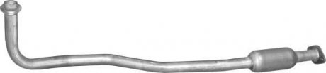 Глушник, алюміній. сталь, середн. частина Opel Vectra B 1.6 96-02 POLMOSTROW 17.631