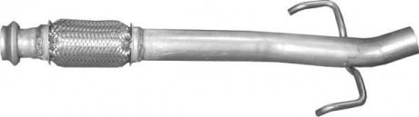 Алюм глушник. сталь, середн. частина Peugeot 207/208 POLMOSTROW 19.176