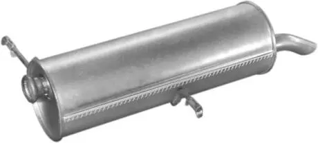 Глушитель (задняя часть) алюминизированная сталь Peugeot 307 1.4, 1.6 (02-04) POLMOSTROW 19.408