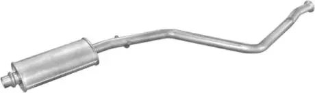 Глушитель, алюм. сталь, середн. часть Peugeot 306 1.4-1.8 sedan kat 94-98 POLMOSTROW 19.60