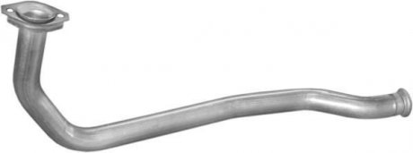 Глушник, алюміній. сталь, передн. частина Renault Clio 1.2 1.4 90-94 POLMOSTROW 21.301