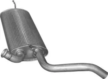 Глушитель алюм. сталь, задн. часть Renault Laguna III 2.0 POLMOSTROW 21.39