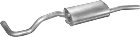 Глушитель алюм. сталь, задн. часть Seat Cordoba/VW Polo 1.6i; 1.8; 1.9TD; 2.0i 96- POLMOSTROW 23.14
