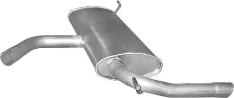 Глушитель алюм. сталь, задн. часть Seat Altea 1.6i-16V 05-, Leon 1.6i-16V 05-06 POLMOSTROW 23.76