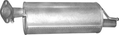 Глушник (задня частина) алюмінійована сталь Suzuki Swift 1.5i-16V 05- POLMOSTROW 25.69