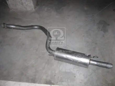 Глушитель алюм. сталь, задн. часть Toyota Land Cruiser 4.2 Turbo Diesel 06- POLMOSTROW 26.297