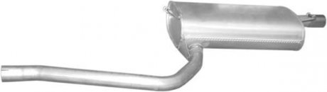 Глушитель алюм. сталь, задн. часть Toyota Avensis 1.6i-16V, 1.8i-16V, 2.0i-16V kombi 97-00 POLMOSTROW 26.324 (фото 1)