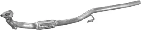 Глушник, алюміній. сталь, передн. частина VW Polo/Seat Ibiza 1.2-12V 02- POLMOSTROW 30.433