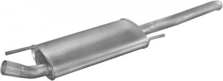 Глушник (задня частина) алюмінійована сталь VW Golf III 2.0i Variant POLMOSTROW 30.89 (фото 1)