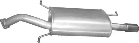Глушитель алюм. сталь, задн. часть Volvo S40/V40 1.6i/1.8i/2.0i POLMOSTROW 31.97