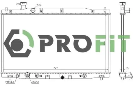 Радиатор охлаждения PROFIT 1740-0204