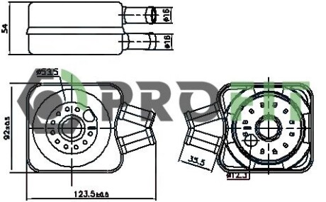 Радиатор масляный PROFIT 1745-0062