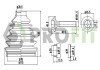 Пыльник ШРКШ резиновый PROFIT 2710-0031 XLB (фото 1)