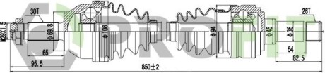 Полуось PROFIT 2730-3012