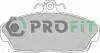 Колодки гальмівні дискові PROFIT 5000-0613 (фото 1)