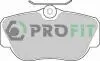 Колодки тормозные дисковые PROFIT 5000-0669 (фото 1)