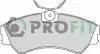 Колодки тормозные дисковые PROFIT 5000-0785 (фото 1)