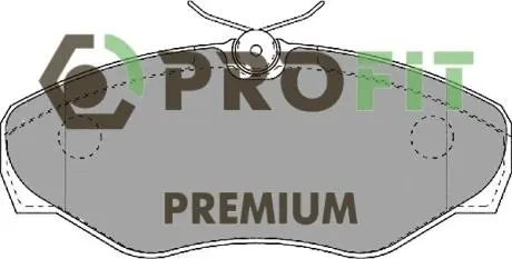 Колодки гальмівні дискові PROFIT 5005-1515