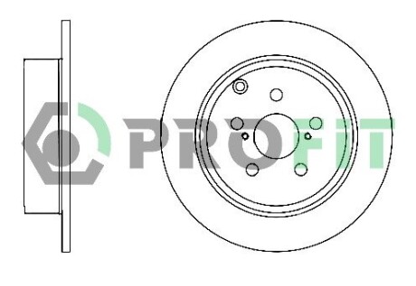 Диск тормозной PROFIT 5010-1406