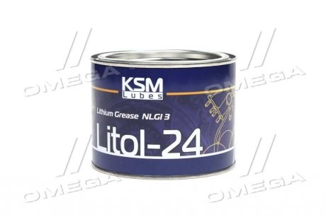 Масло Литол-24 госстандарт Экстра КСМ-ПРОТЕК (банка 0,4кг)) Protec 4106128 (фото 1)