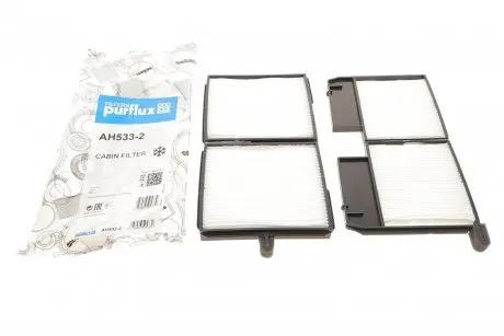 Фильтр салона Toyota Camry 2.2 16V/3.0 24V 96-02 (к-кт 2шт)) Purflux AH533-2