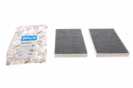 Фильтр салона MB S-class (W221/W222/V222/X222/C215-C217) 05-19 (угольный) (к-кт 2шт).) Purflux AHC559-2