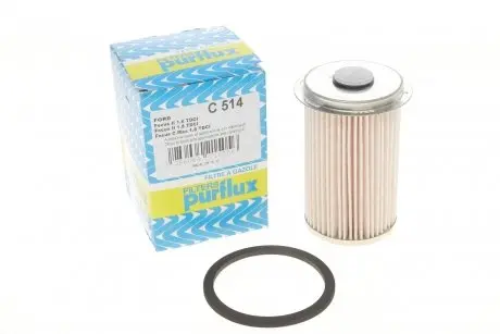 Фільтр паливний Ford Focus/Mondeo 1.8TDCI 04- Purflux C514