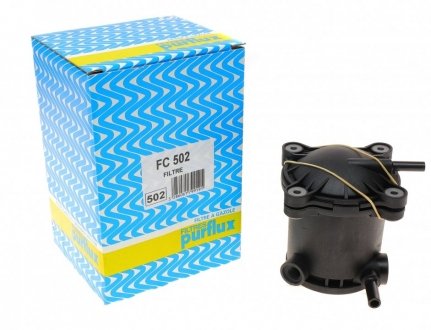 Корпус фільтра паливного Citroen Berlingo/Fiat Scudo 1.9TD (C422) (з кришкою) Purflux FC502 (фото 1)