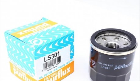 Фильтр масляный Renault Laguna 2.0i 16V 07-15 (h=66mm) Purflux LS301 (фото 1)