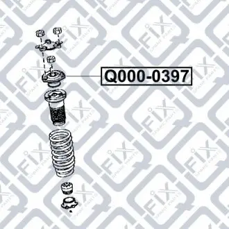 Опора амортизатора Q-fix Q000-0397