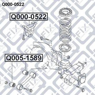 ОТБОЙНИК ЗАДНЕГО АМОРТИЗАТОРА Q-fix Q000-0522