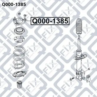 Опора переднього амортизатора Q-fix Q000-1385