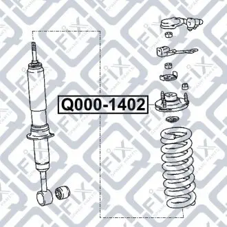 Крепление переднего амортизатора Q-fix Q000-1402