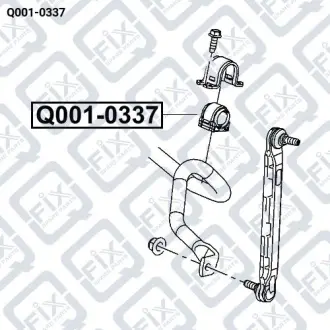 Втулка переднього стабілізатора Q-fix Q001-0337