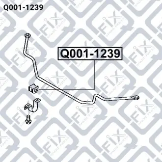 Втулка переднего стабилизатора Q-fix Q001-1239