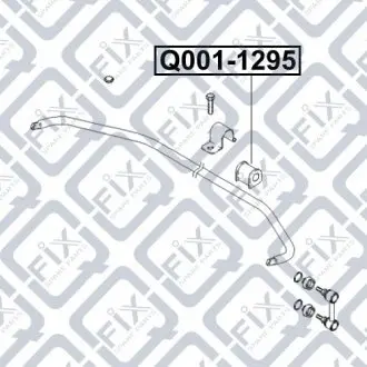 Втулка переднього стабілізатора Q-fix Q001-1295